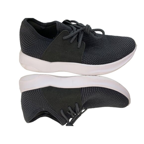 Vessi Everyday Womens Sneakers Size 7 Black  White Knit Lightweight Waterproof - Picture 3 of 9